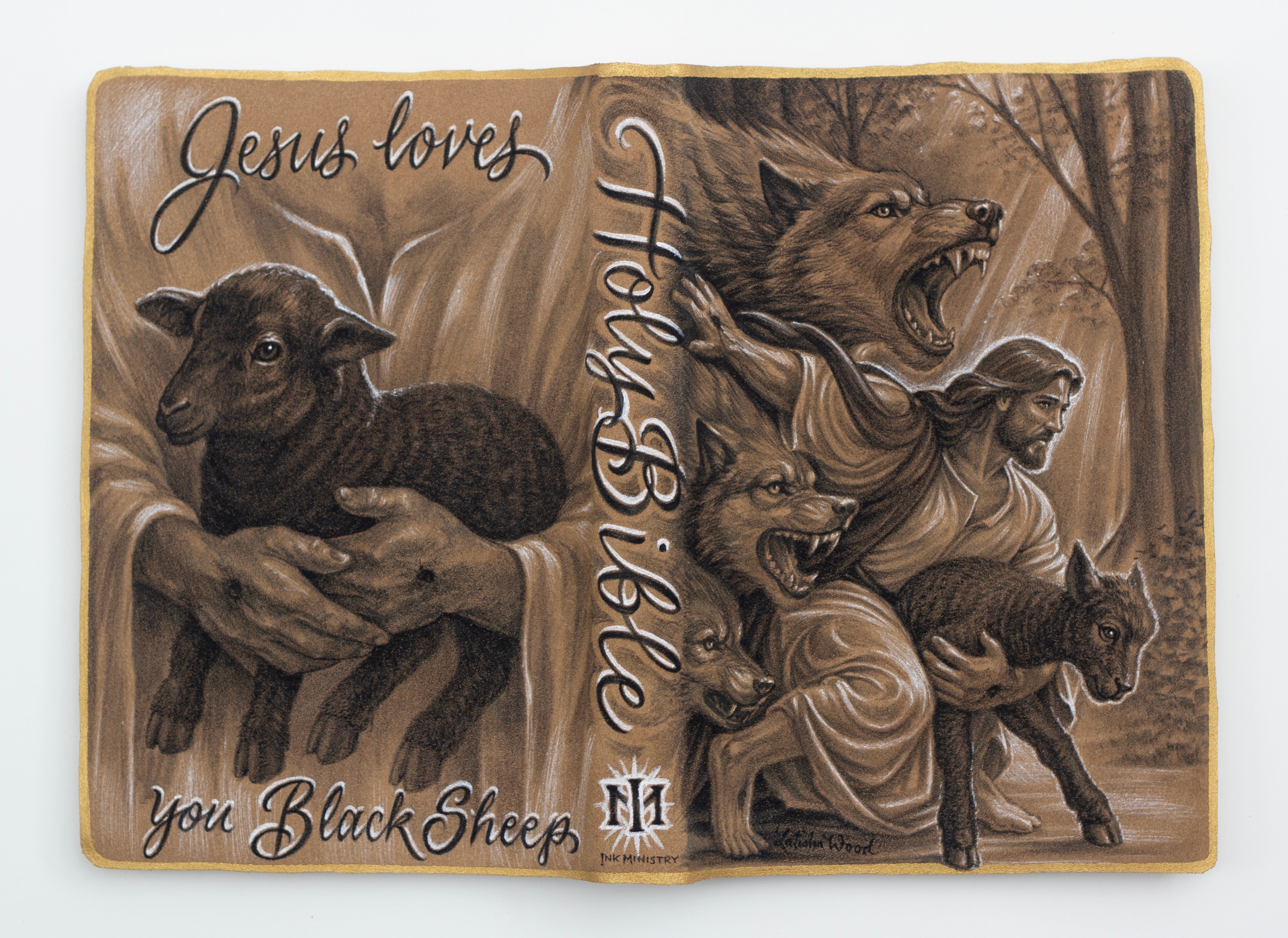 Shepherd's Love - One of A Kind Custom Large Bible