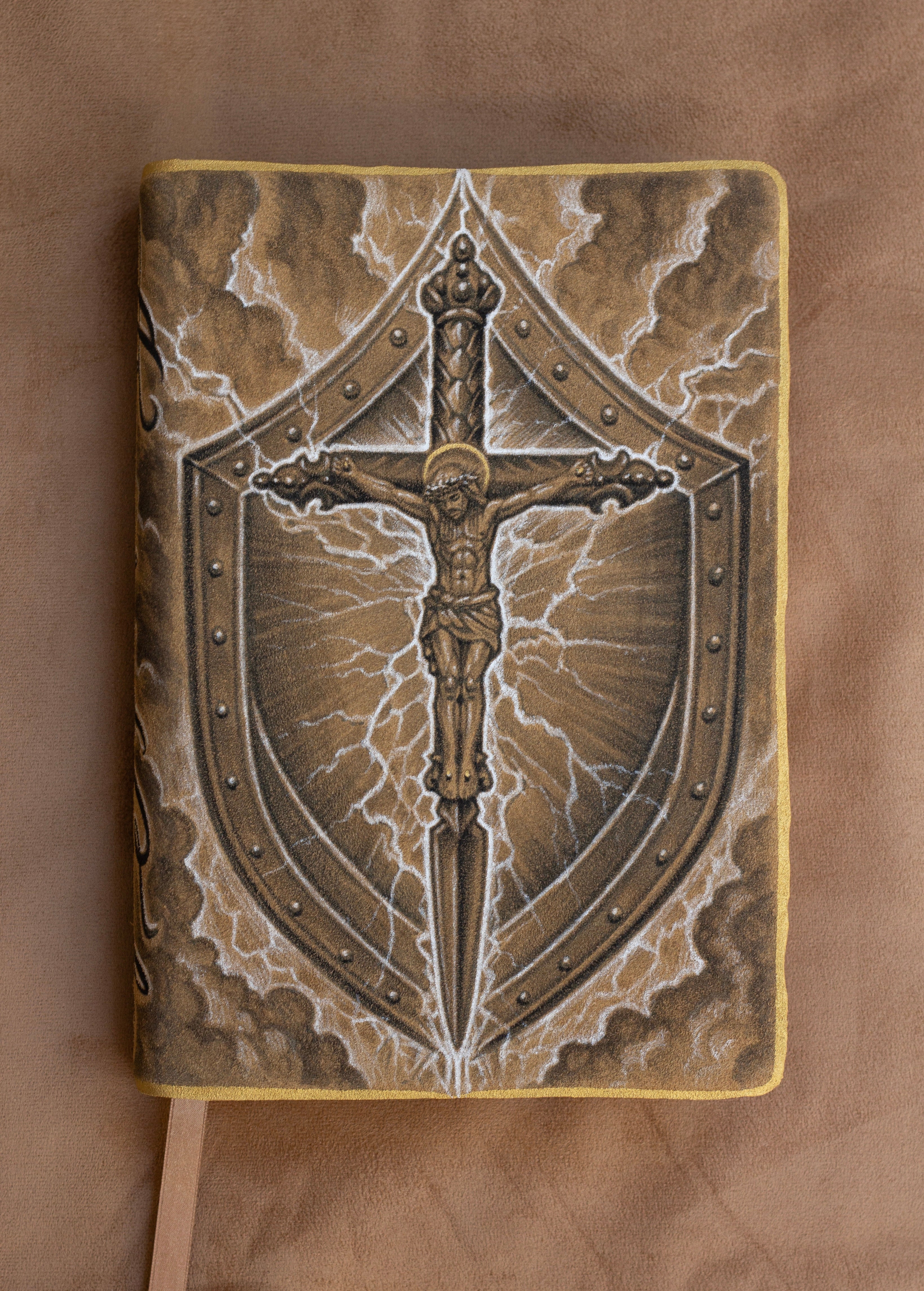 The Sword of Faith - One of A Kind Custom Large Bible