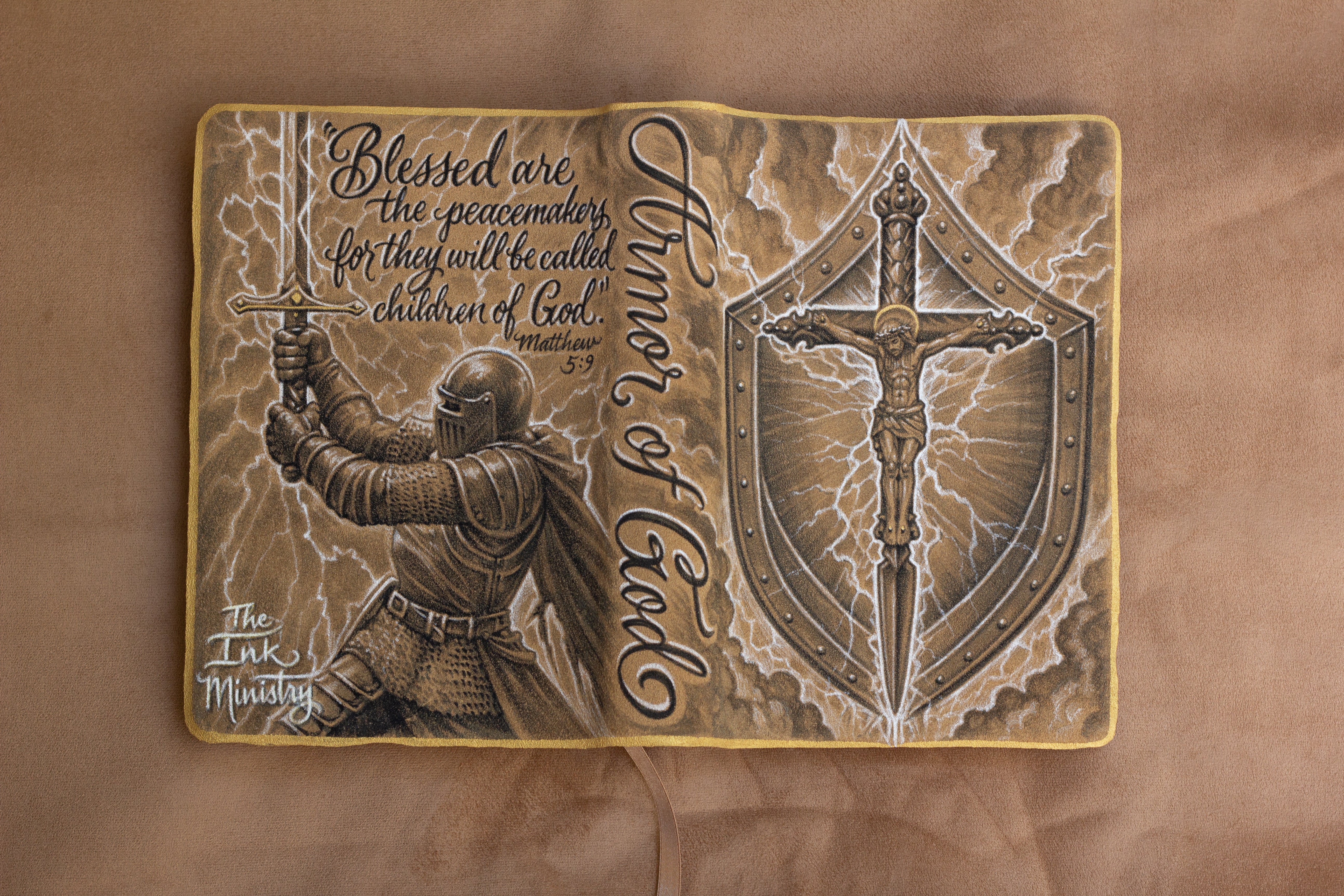 The Sword of Faith - One of A Kind Custom Large Bible